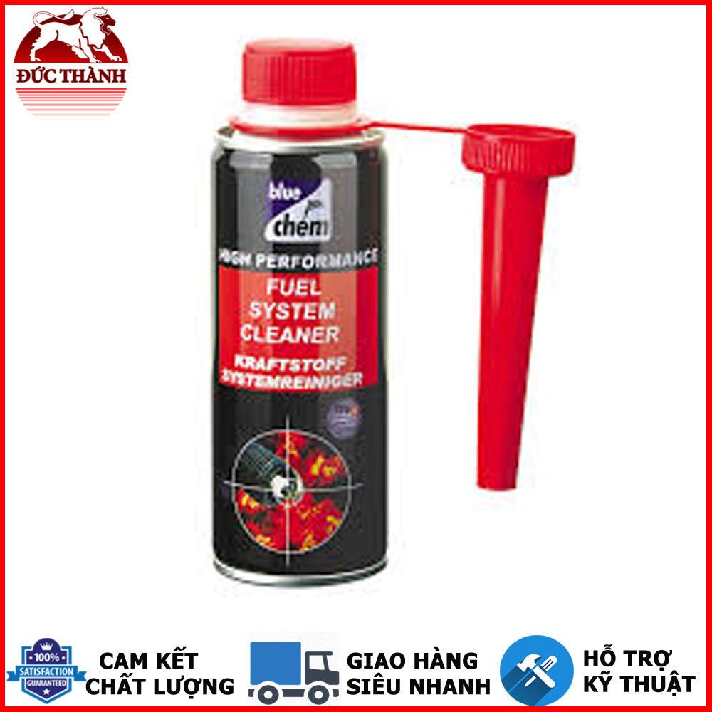 Chai vệ sinh động cơ và hệ thống phun xăng xe bluechem Fuel Cleaner System 250ml