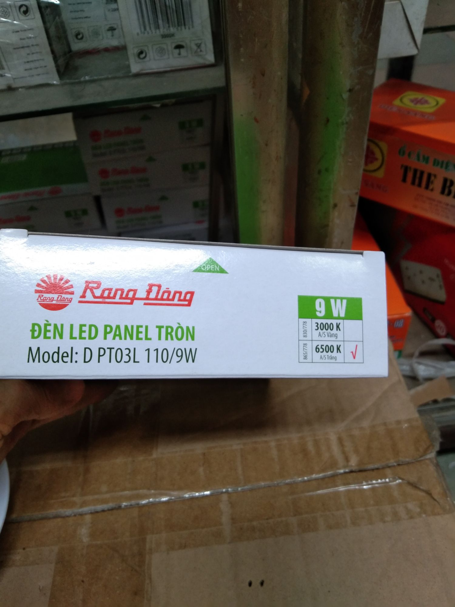 [HCM]ĐÈN LED PANEL 9W RẠNG ĐÔNG PHI 110