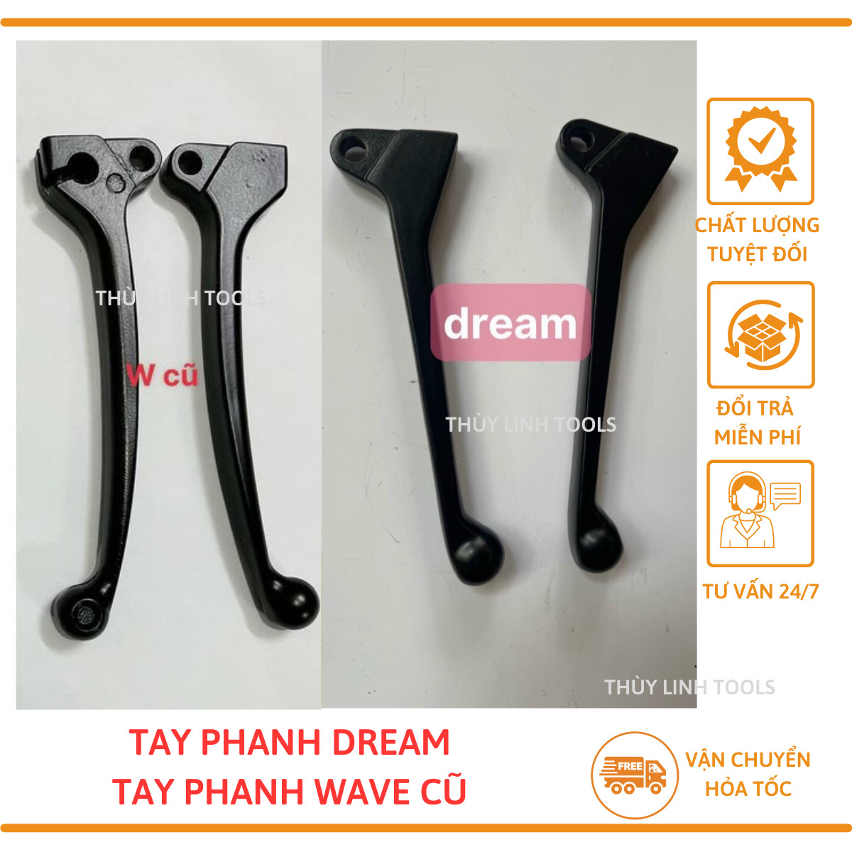 Tay phanh xe Dream, Wave cũ - THÙY LINH TOOLS