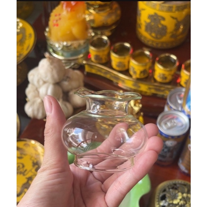 Bóng đèn dầu chụp đèn dầu pha lê