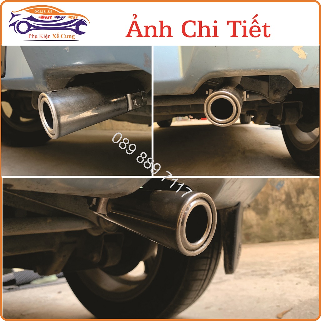 Ốp ống xả Inox Suzuki Wagon R+