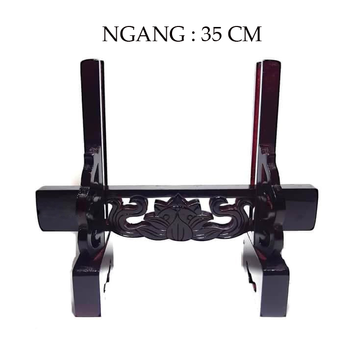 Khung gỗ tăng giảm chạm khắc đặt hình thờ
