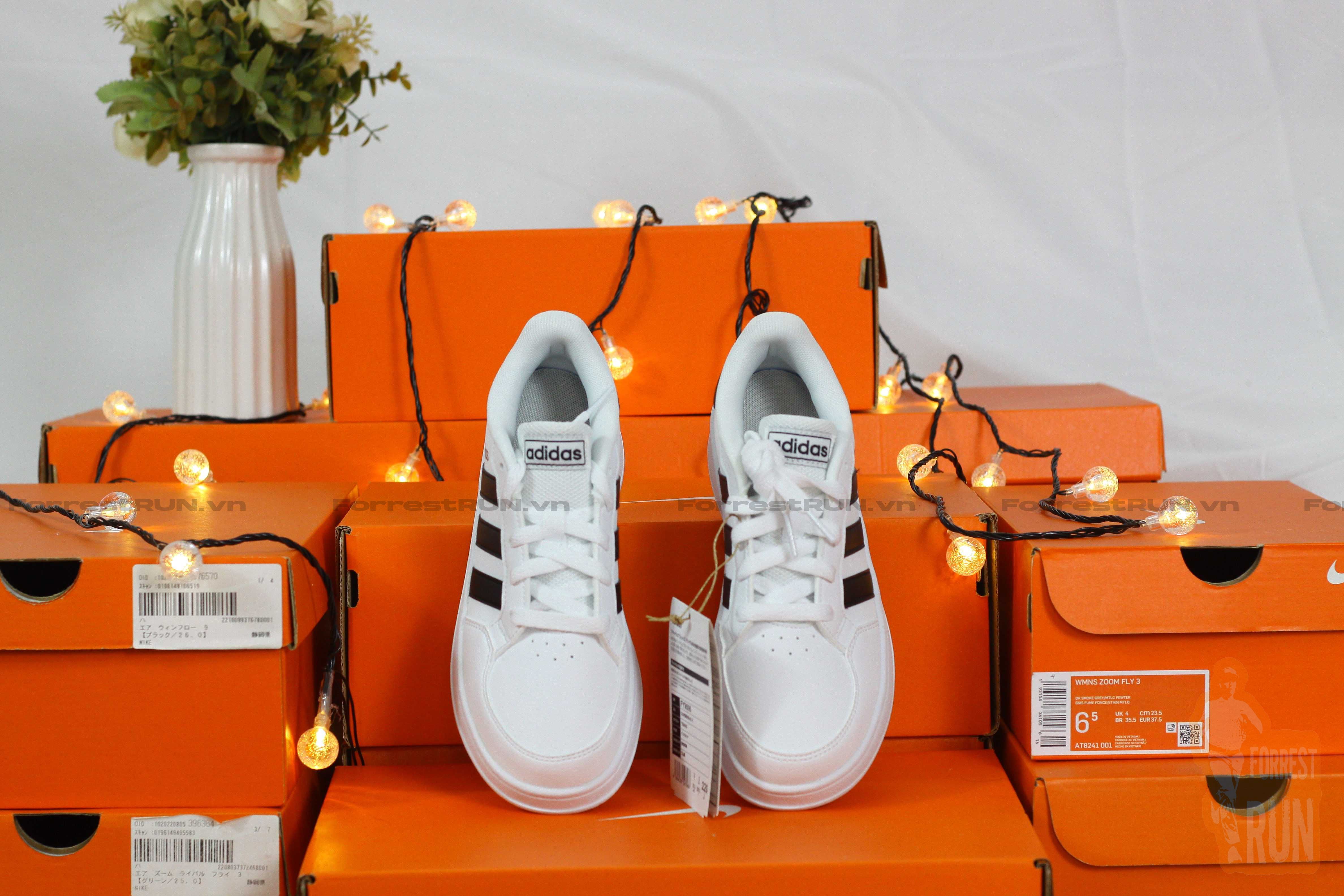 Women's white sneakers ADIDAS BREAKNET FY9506