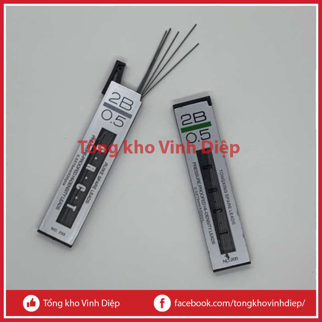 Hộp 20 ngòi chì 2B loại ngòi 0.5
