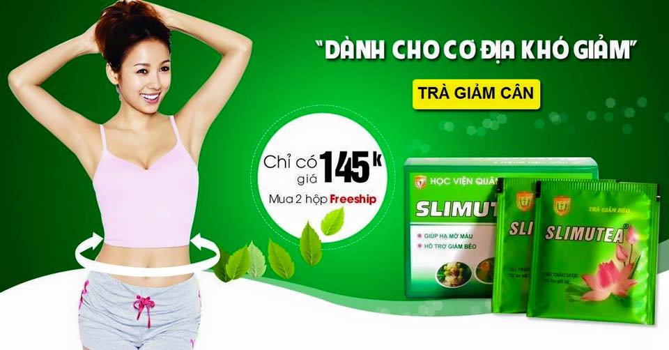 Trà giảm cân Slimutea HVQY (Hộp 20 gói)