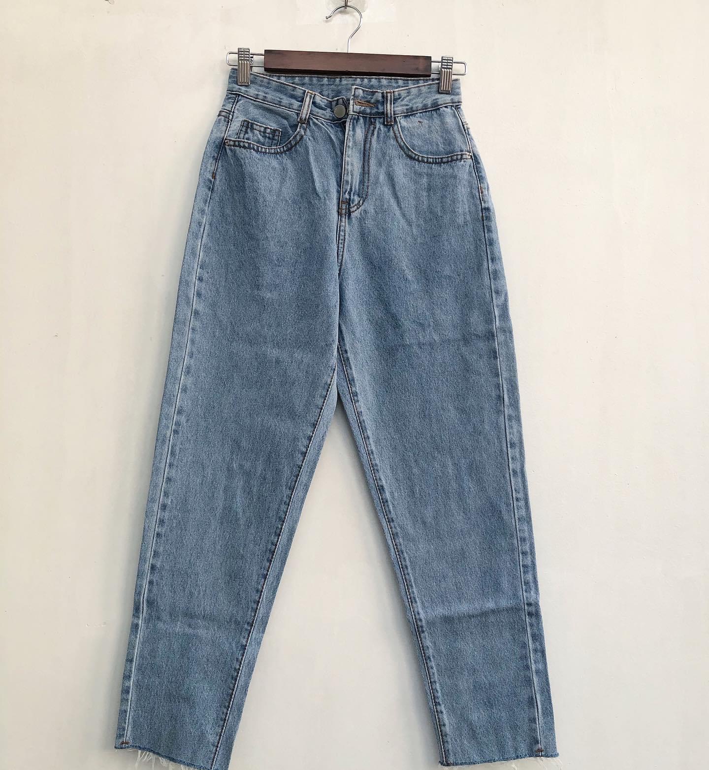 Baggy Jeans Ống Suông Cắt Lai ( Hìh Thật Ảnh Cuối)