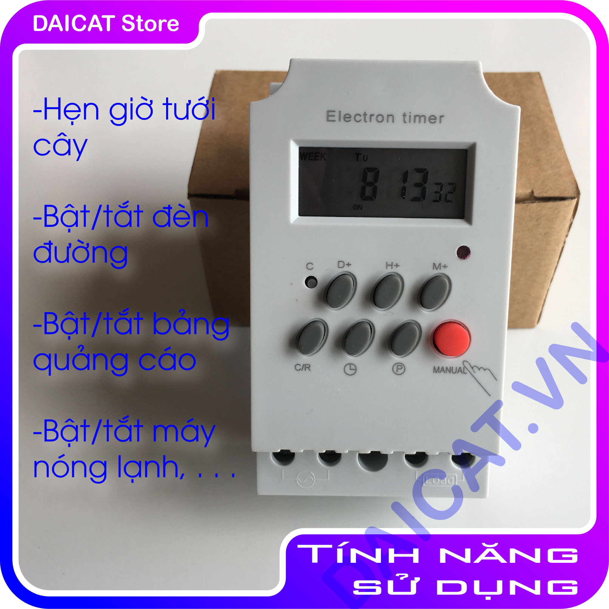 Timer hẹn giờ KG316T-II (Công tắc hẹn giờ KG316T-II)