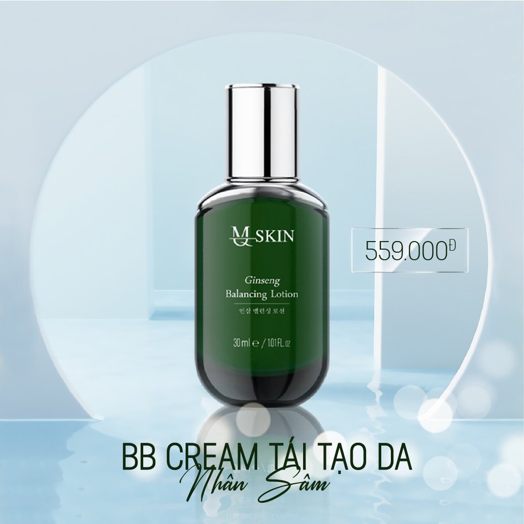 Kem bb cream nhân sâm tái tạo da mq skin ginseng balancing loti