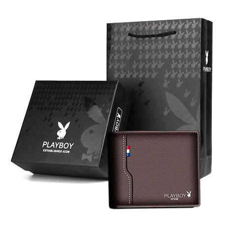 Xả hàng mẫu 2018, bộ quà tặng ví nam thời trang full túi hộp như hình