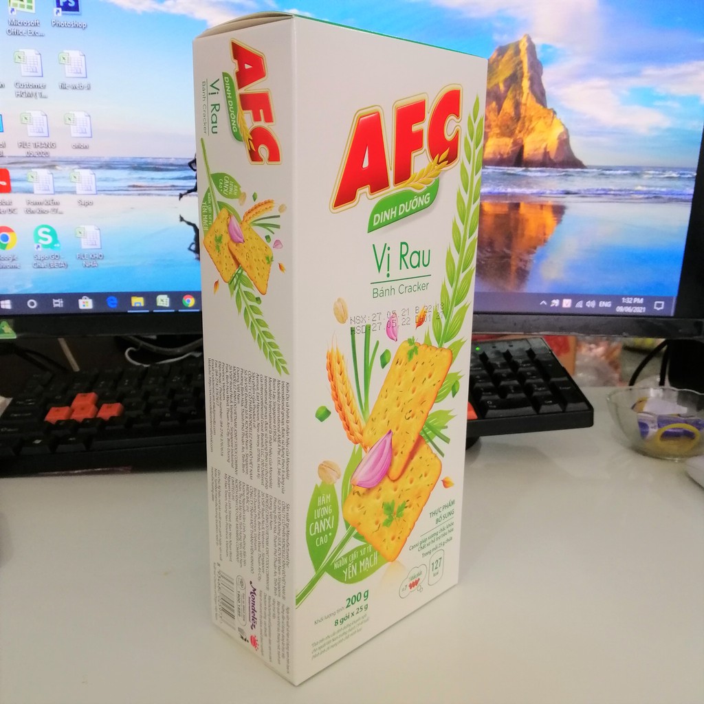 Afc Nutrition Vegetable Flavor Cracker (172g Box)