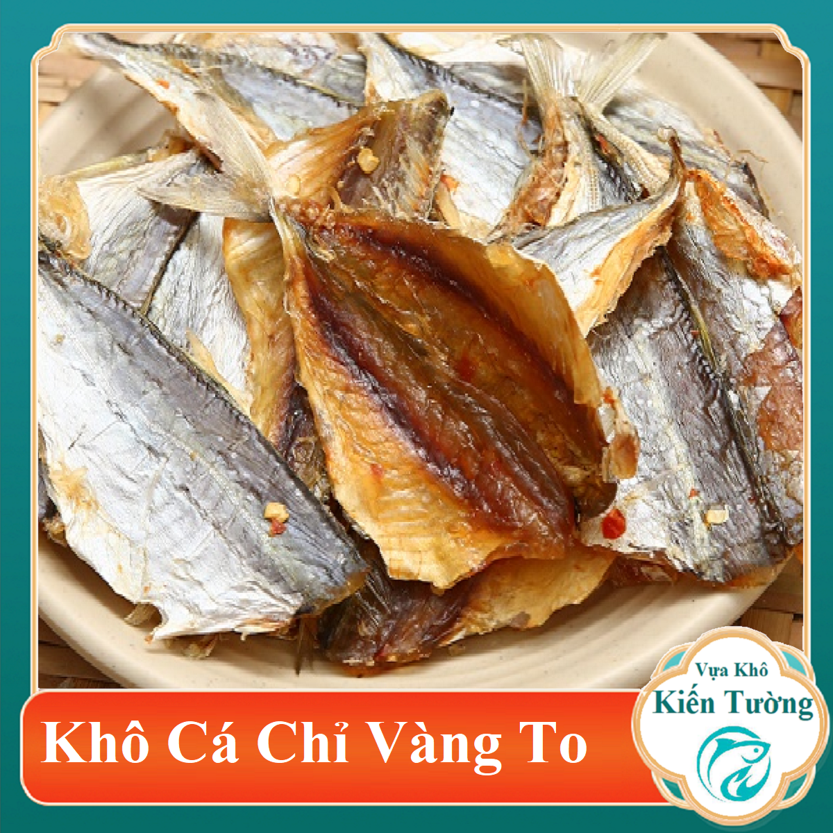 1 KG KHÔ CÁ CHỈ VÀNG NGON MIỆNG ĐẸP MẮT- Vựa Khô Kiến Tường