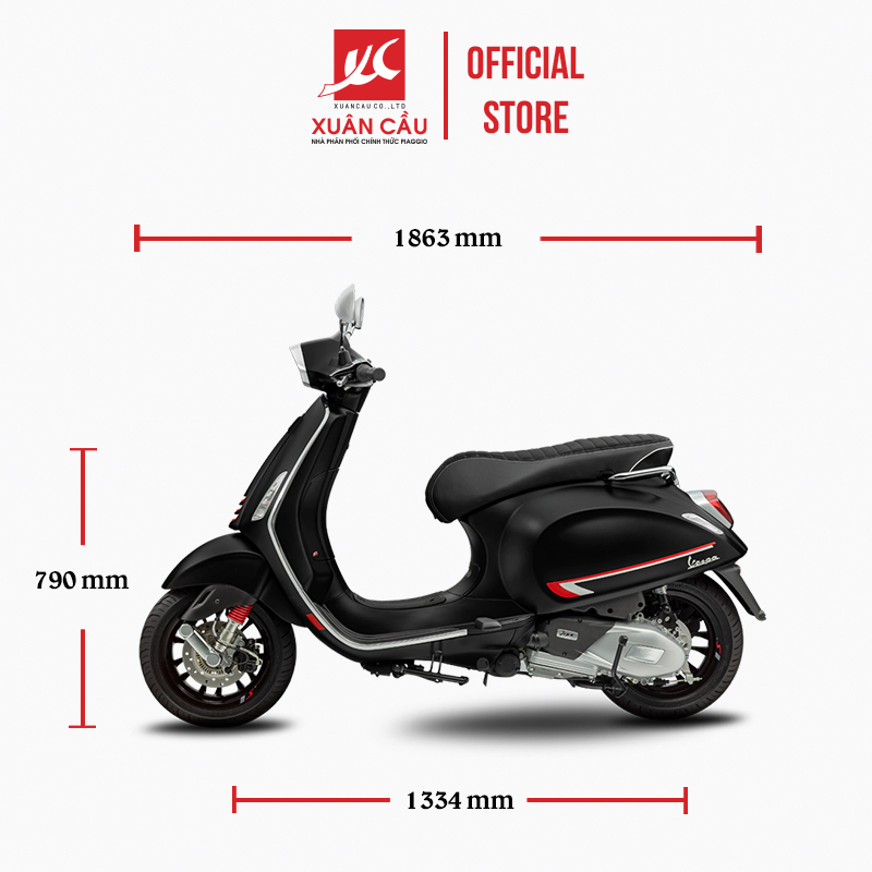 [Trả góp 0%] [Xe máy trả góp 0%]Xe máy Vespa Sprint ABS S 150cc iGet - Mới 100%
