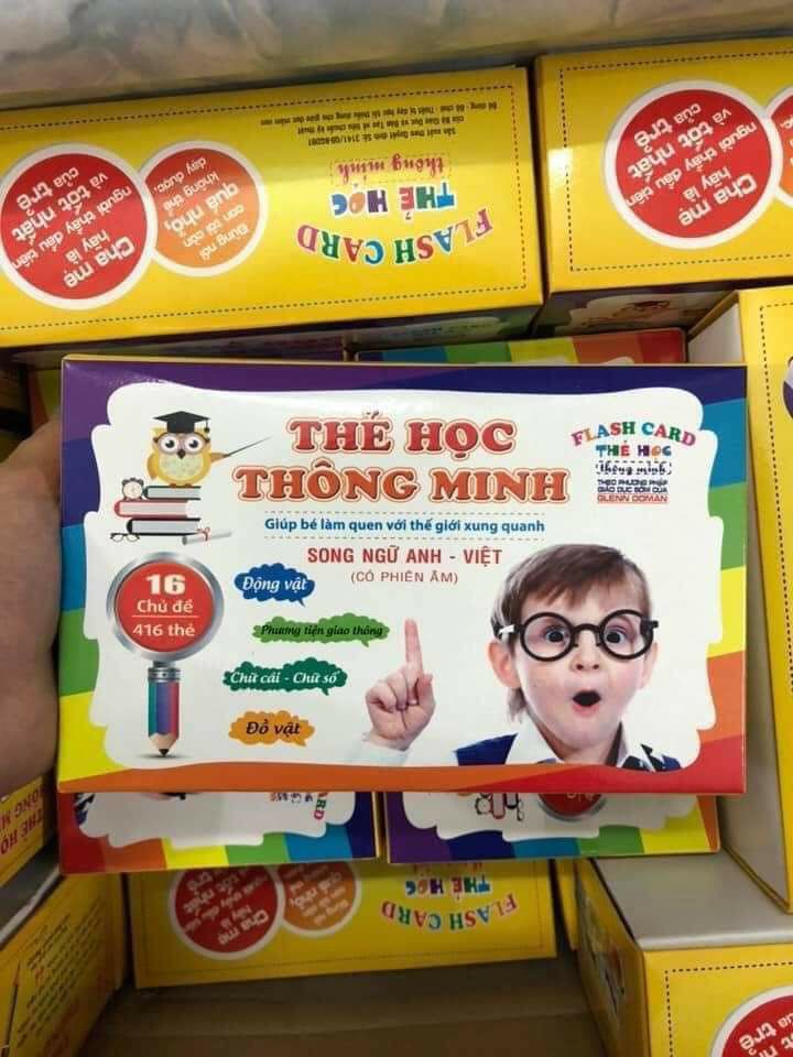 BỘ THẺ HỌC 36 CHỦ ĐỀ CHO BÉ