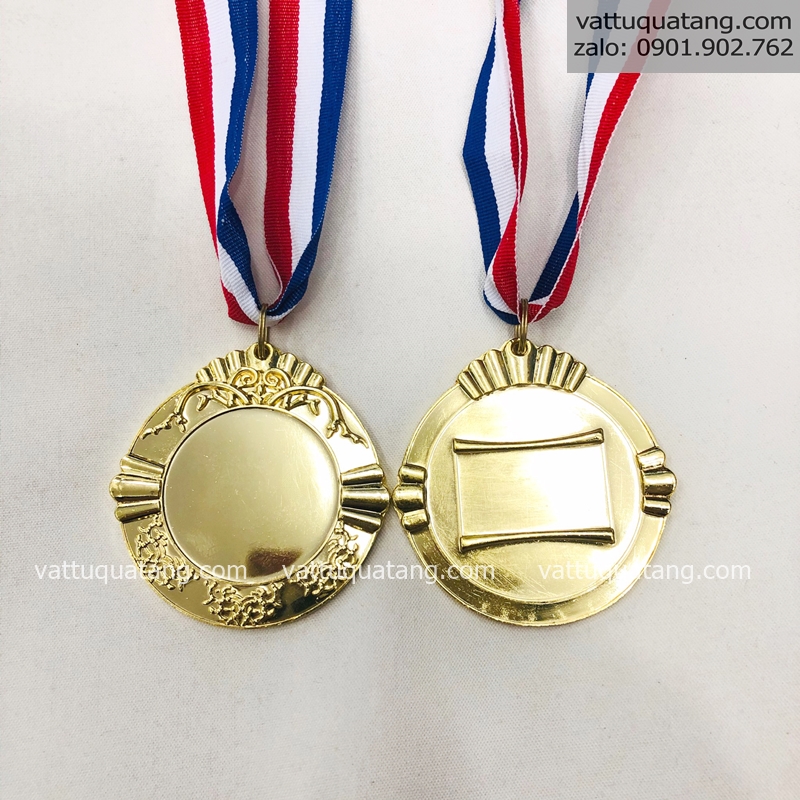 Combo 50 cái Phôi huy chương 6 gạch, huy chương kim loại trơn chưa in