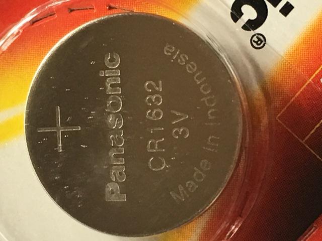 Pin CR1632 Panasonic 3V Lithium Vỉ 5 Viên