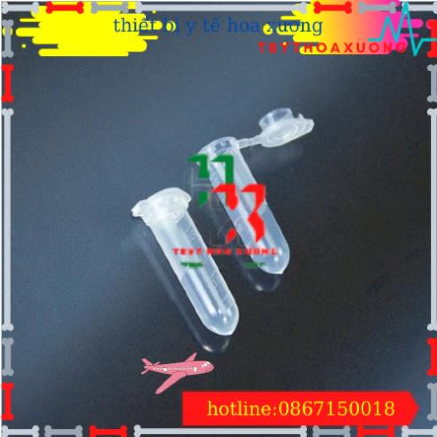 Combo 50 ống ly tâm 2ml - eppendorf 2ml