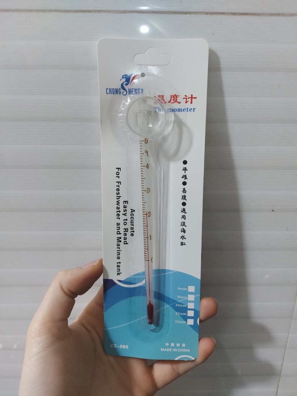 Nhiệt kế mini đo nhiệt độ cho bể cá