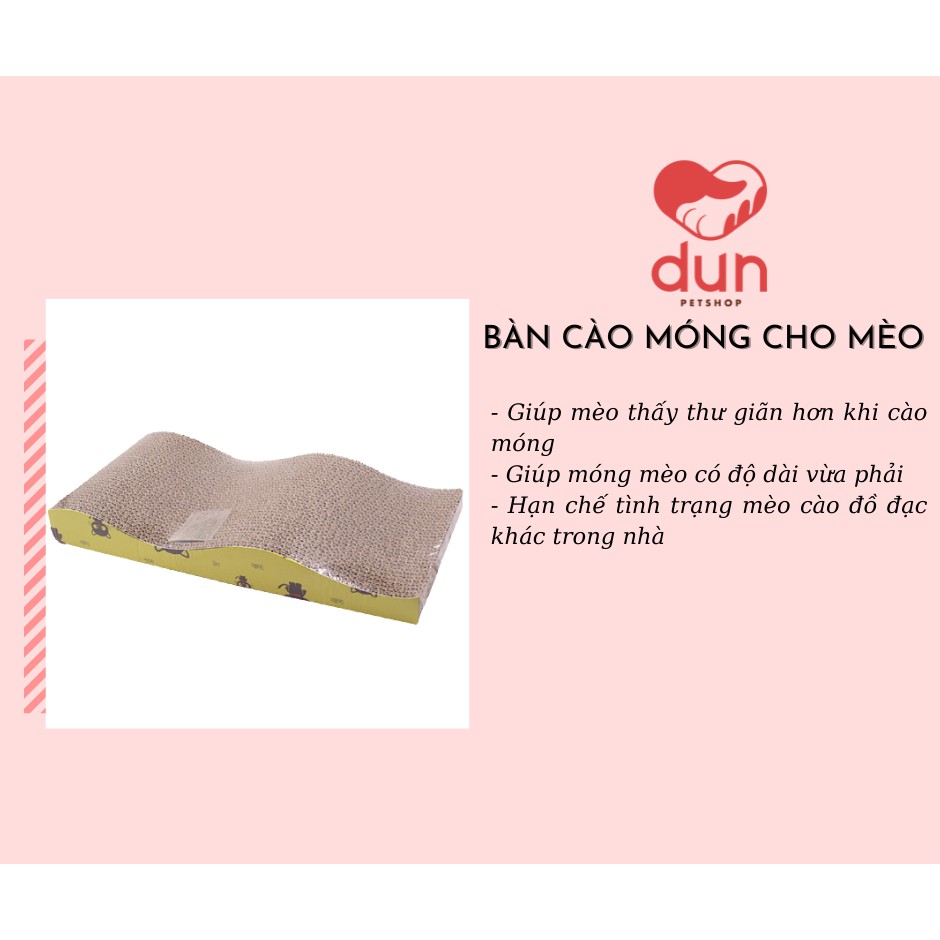 Bàn cào móng bằng giấy cho mèo
