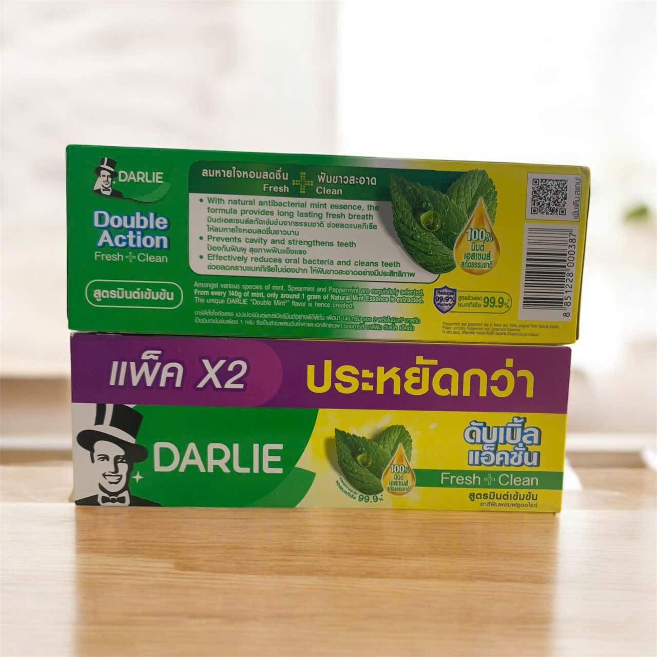 Kem đánh răng ông tây bạc hà Thái Lan (hộp 2 tuýp)