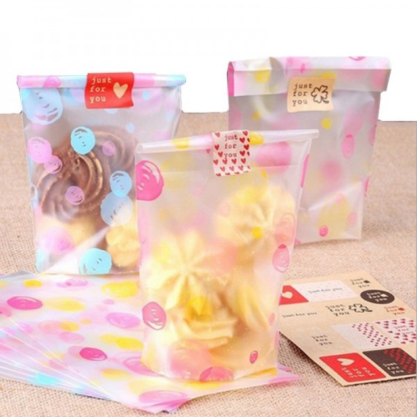 10 Túi Đựng Bánh Quy/Bánh Cookie/Đựng Kẹo 19*10cm