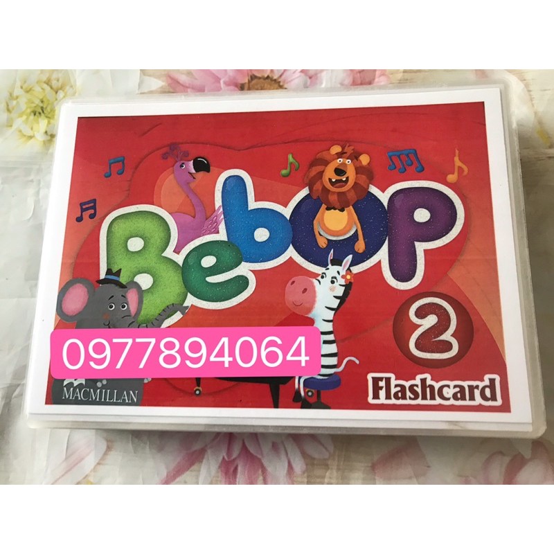 Flashcards Bebop 2 -size A5-2 mặt ép plastics- 87 thẻ