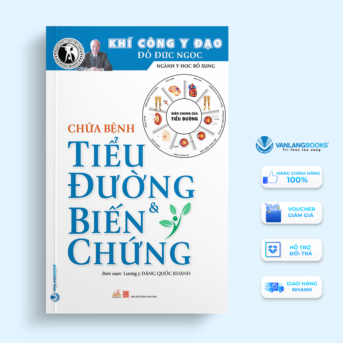 Sách - khí công y đạo - chữa bệnh tiểu đường và biến chứng -vanlangbooks