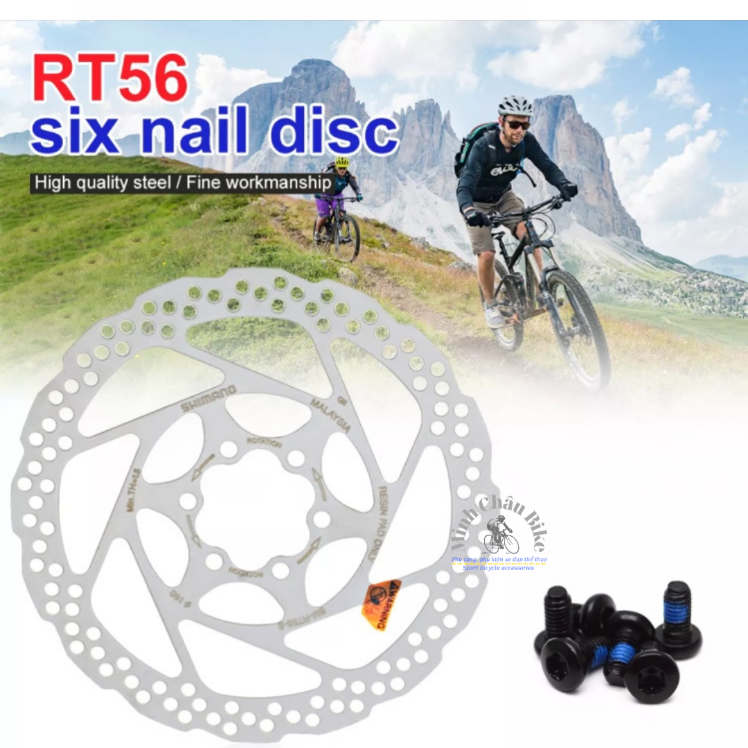 Đĩa phanh xe đạp Shimano SM - RT56 - 160mm