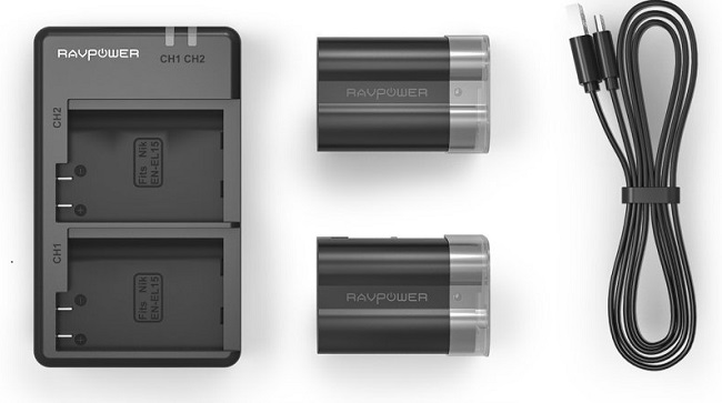 Bộ 1 Pin Nikon EN-EL15 - RAVPower