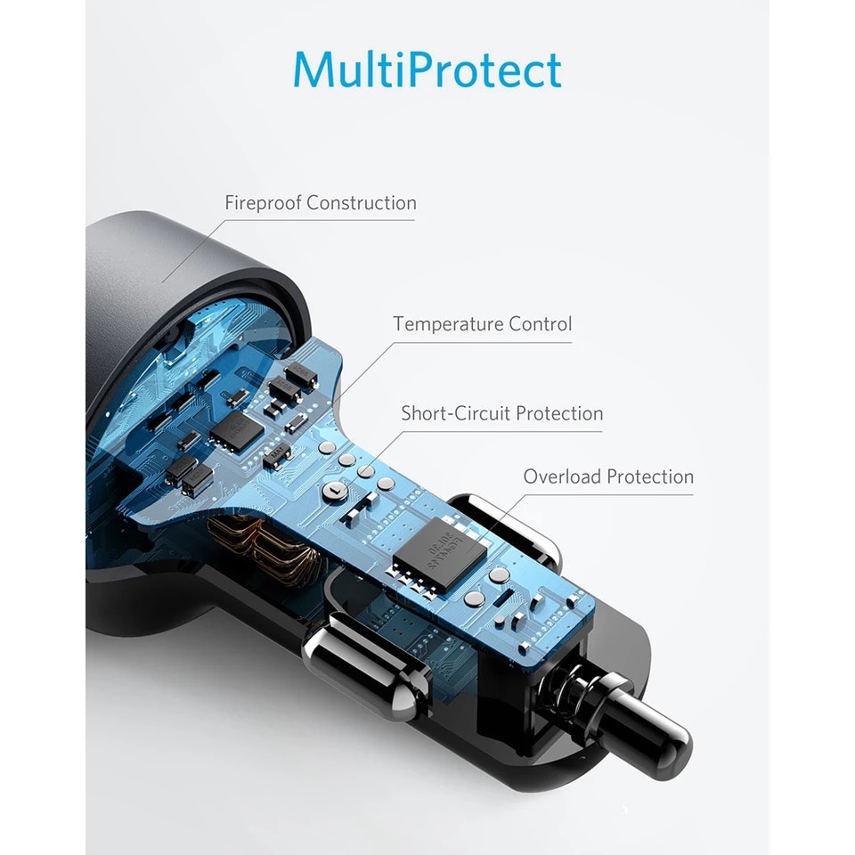 Tẩu sạc xe hơi Anker PowerDrive PD2