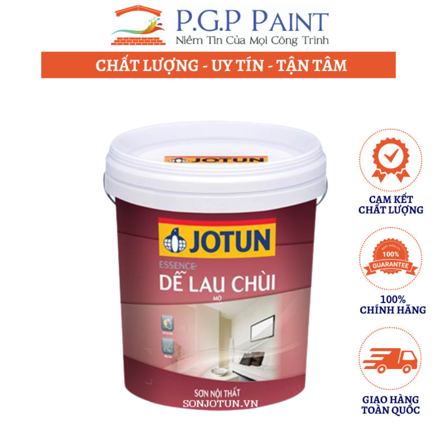 Sơn Nội Thất Jotun Essence Dễ Lau Chùi (MÀU TRẮNG) 1L