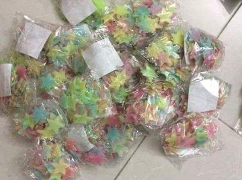 Dạ Quang Dán Tường Hình Ngôi Sao