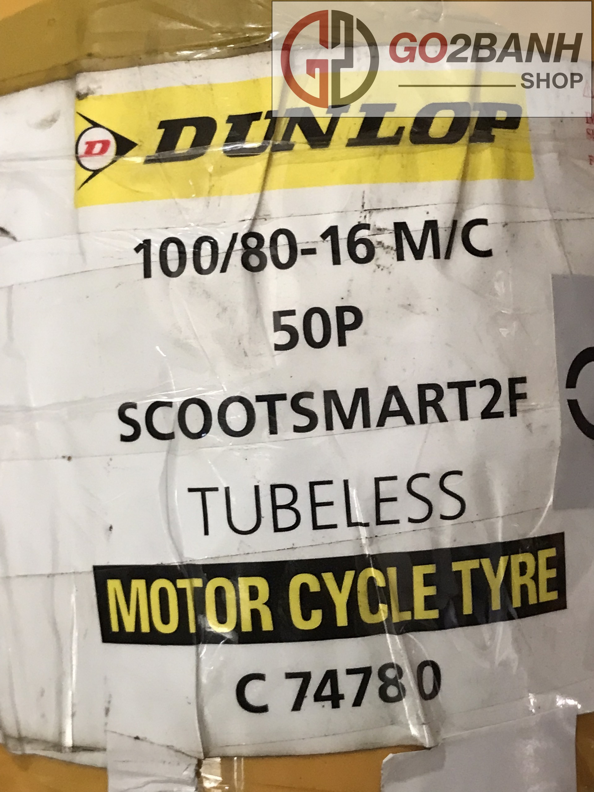 Vỏ dunlop 100-120/80/16 vỏ trước/sau sh 125/150 không ruột