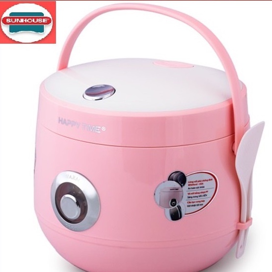 Nồi cơm điện Sunhouse HappyTime 1.8L HTD8521P [MÀU HỒNG SIÊU XINH]