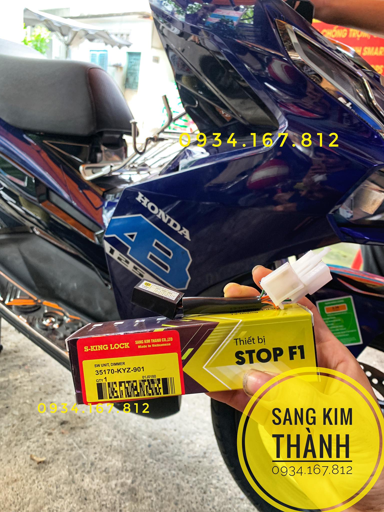Mạch chớp stop f1 air blade 125i / 150i / 160i | s-king lock bảo hành 12 tháng