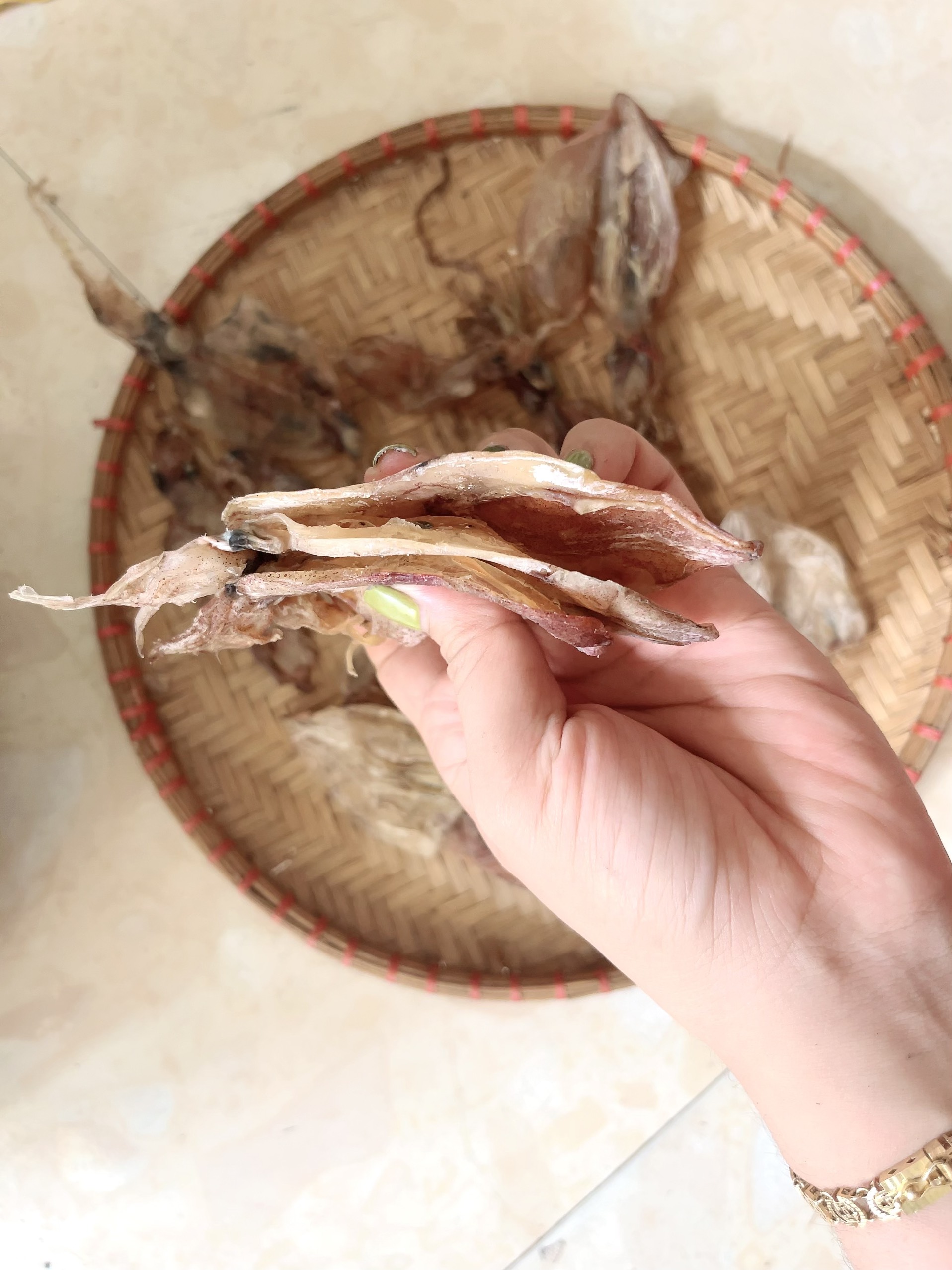 500G KHÔ MỰC NHỎ 110-130C NỮA KÍ