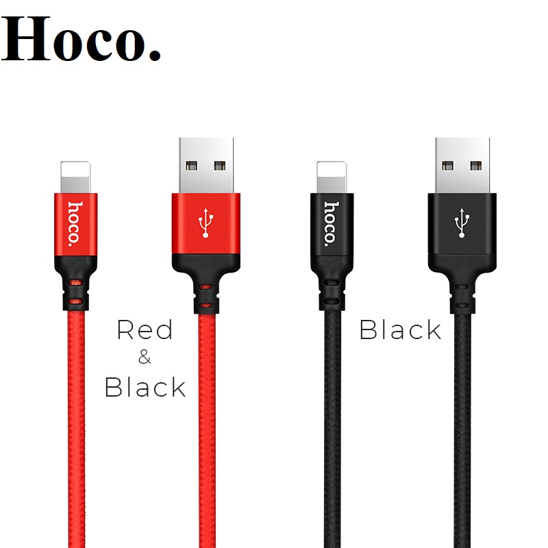 Cáp sạc iphone dài 1m/2m Hoco X14 siêu bền hàng chính hãng