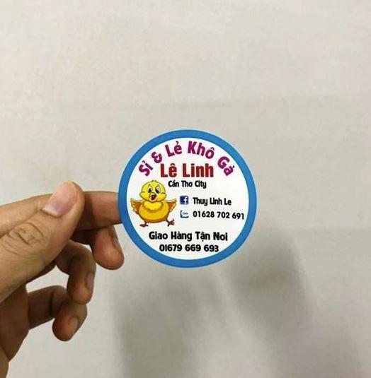[HCM]In tem giấy - decal giấy - đẹp - giá rẻ ( chat shop)