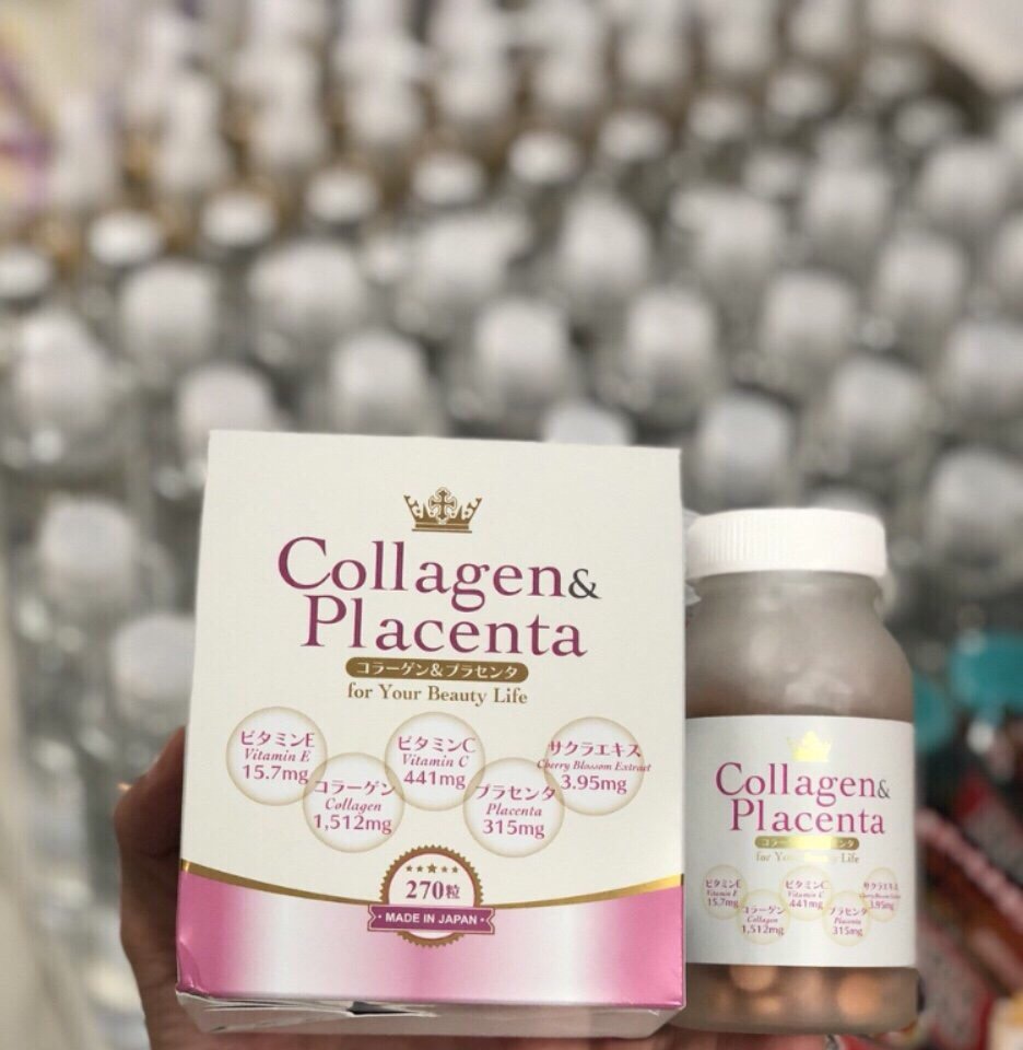 [HCM]Collagen Placenta 5in1 date mới ( Nhật Bản)