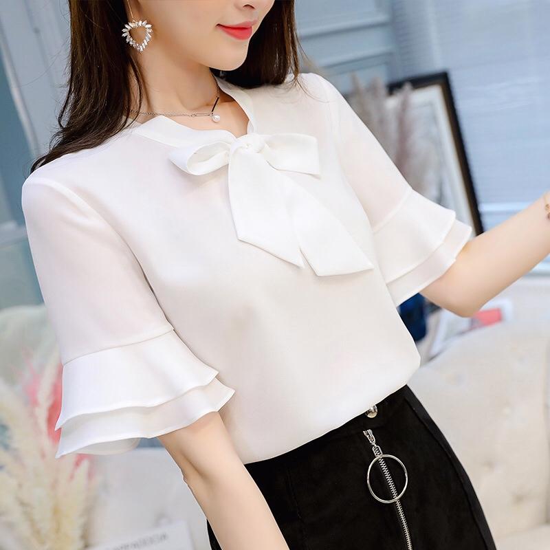 ÁO VOAN TAY LỠ CỔ NƠ DỄ THƯƠNG TL 2000