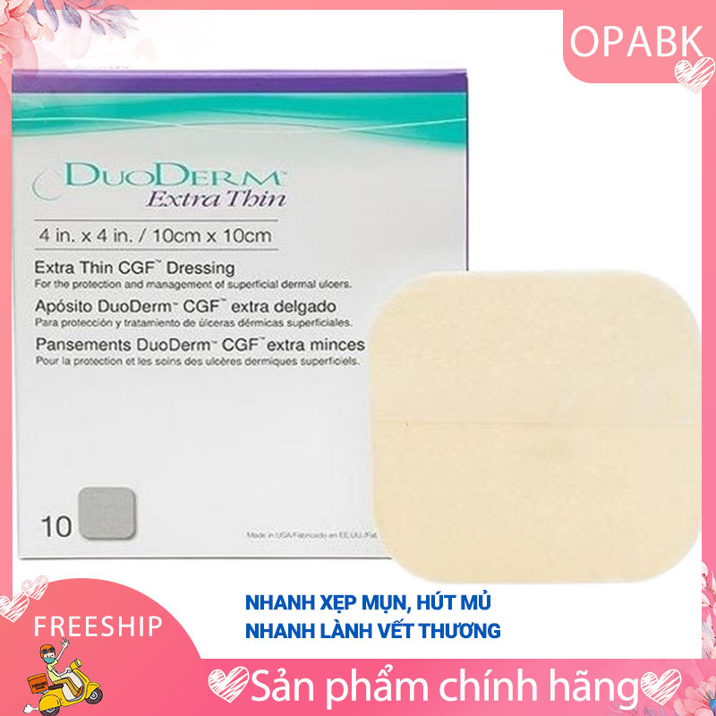 [HOT] [COMBO] 2 Miếng Dán Nhanh Xẹp Mụn DuoDerm Extra Thin - Opabk