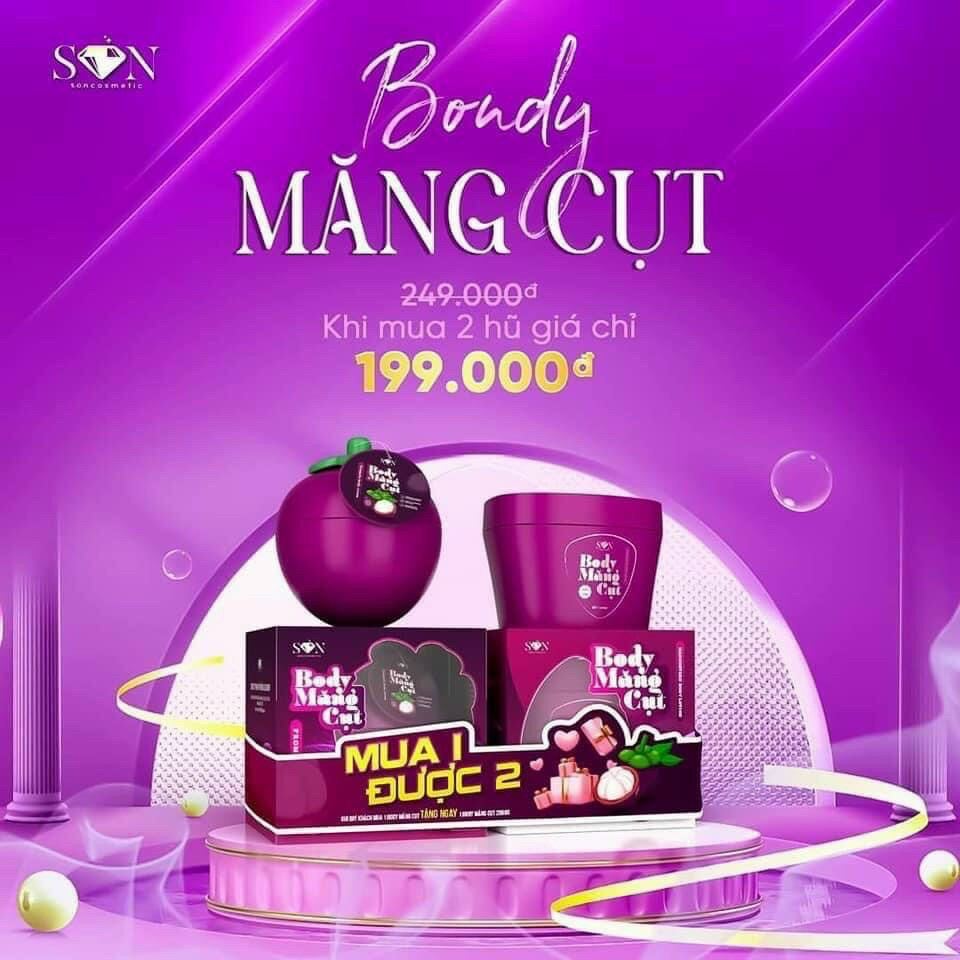 Combo body măng cụt SON ( mua 1 tặng 1 )