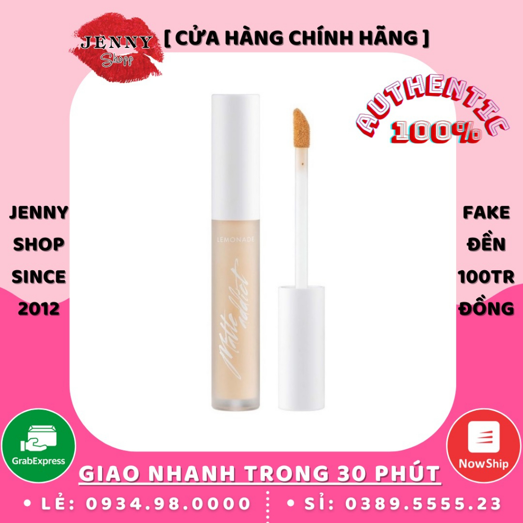 Kem Che Khuyết Điểm Lemonade Matte Addict Concealer