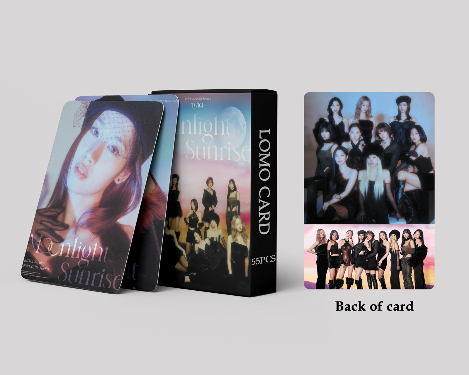 Set 55 lomo card Twice Moonlight 2023