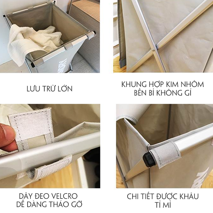 Giỏ đừng đồ , giỏ đựng quần áo thông minh