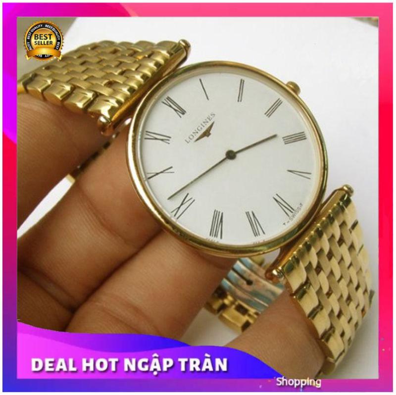Nơi bán ( Bán Buôn Đồng Hồ Rado Longines Orient Seiko Omega) Đồng Hồ Nam Luxury Dây Thép Không Gỉ, Chống Nước Chống Xước + Vòng Tỳ Hưu Đá Tự Nhiên