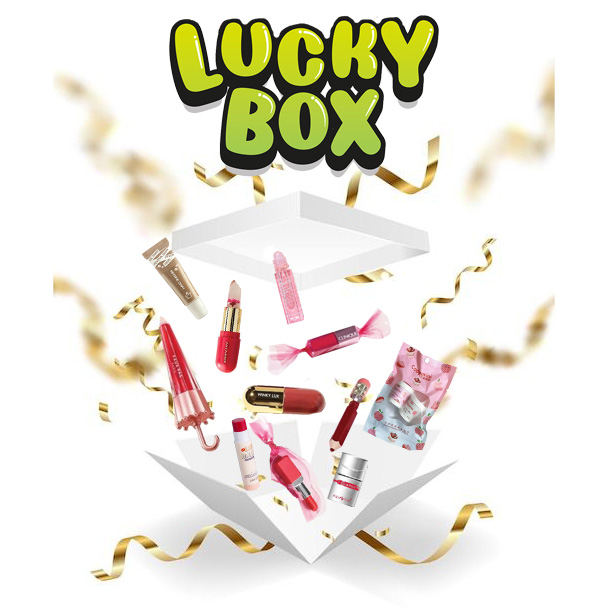 Lucky box son test thử vận may (hơn 200 mẫu khác nhau được gửi ngẫu nhiên trong từng túi mù)