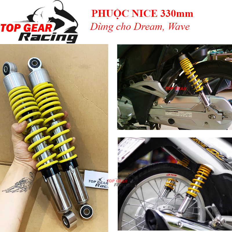 Phuộc Sau Nice Giảm Xóc Wave Dream 330mm 