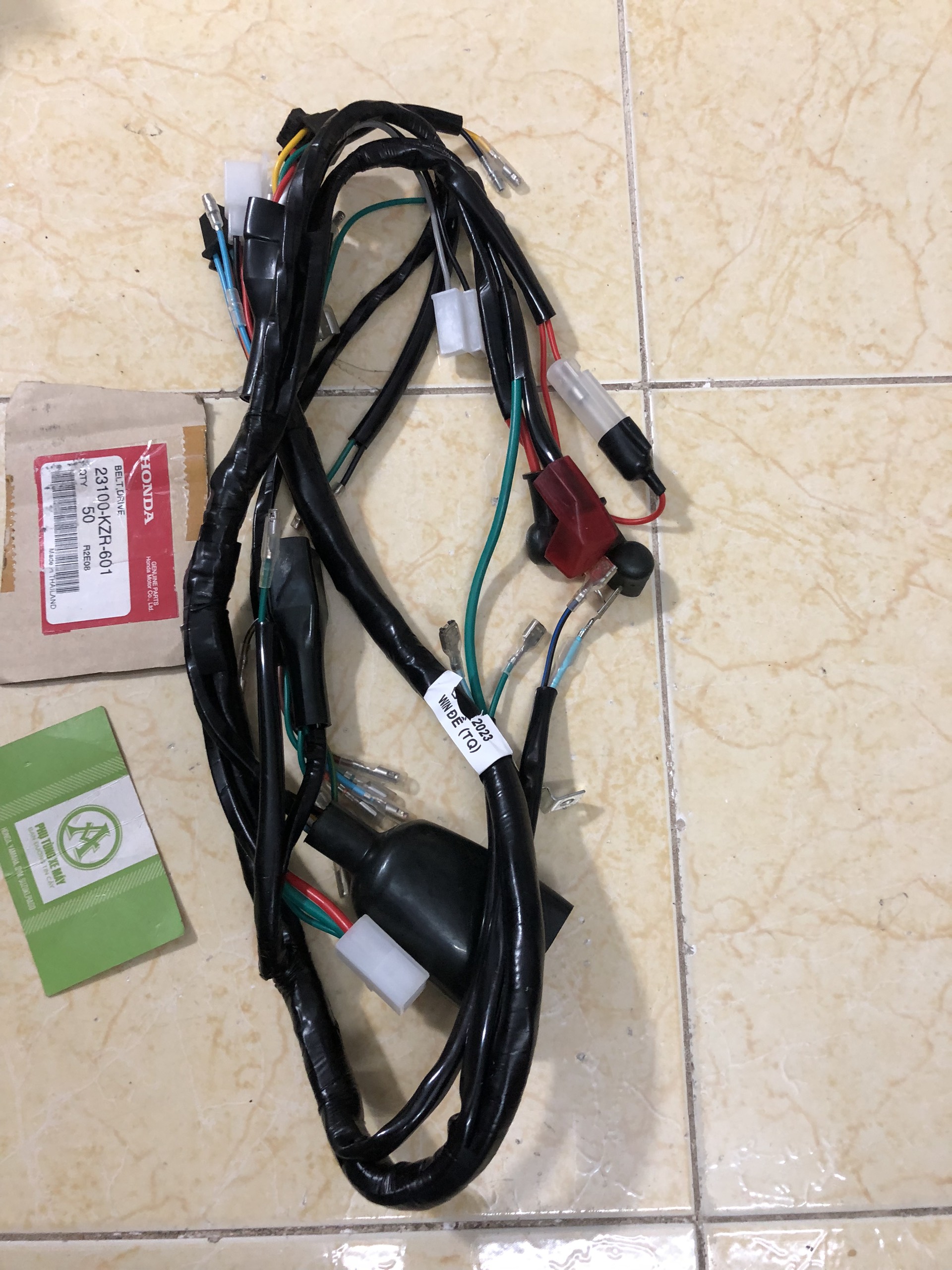 dây điện sườn xe win 100 có đề