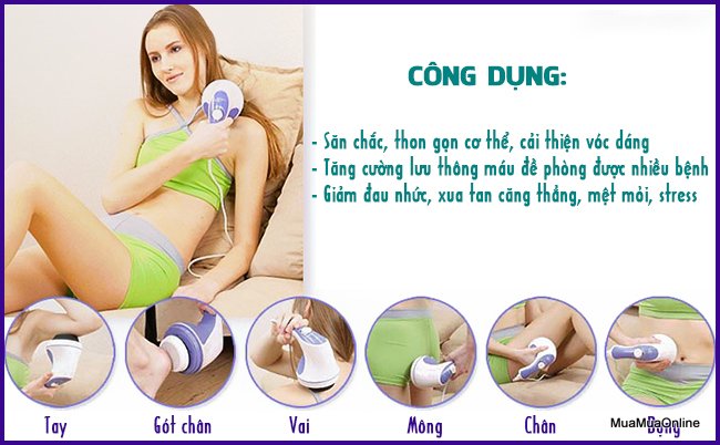 Máy Massage Cầm Tay Relax & Spin Tone Cao Cấp