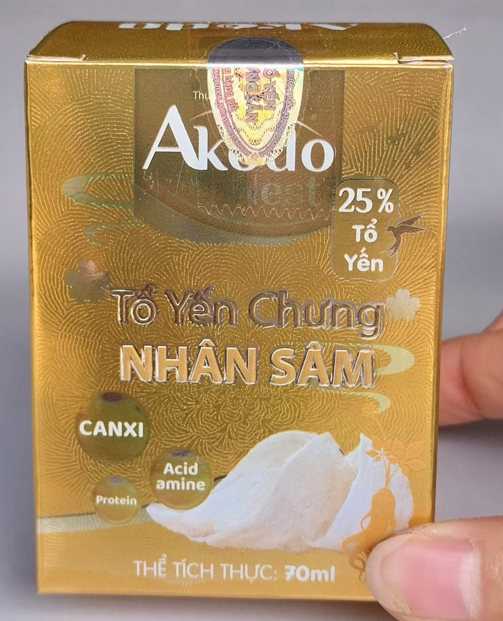 Yến akodonest nhân sâm